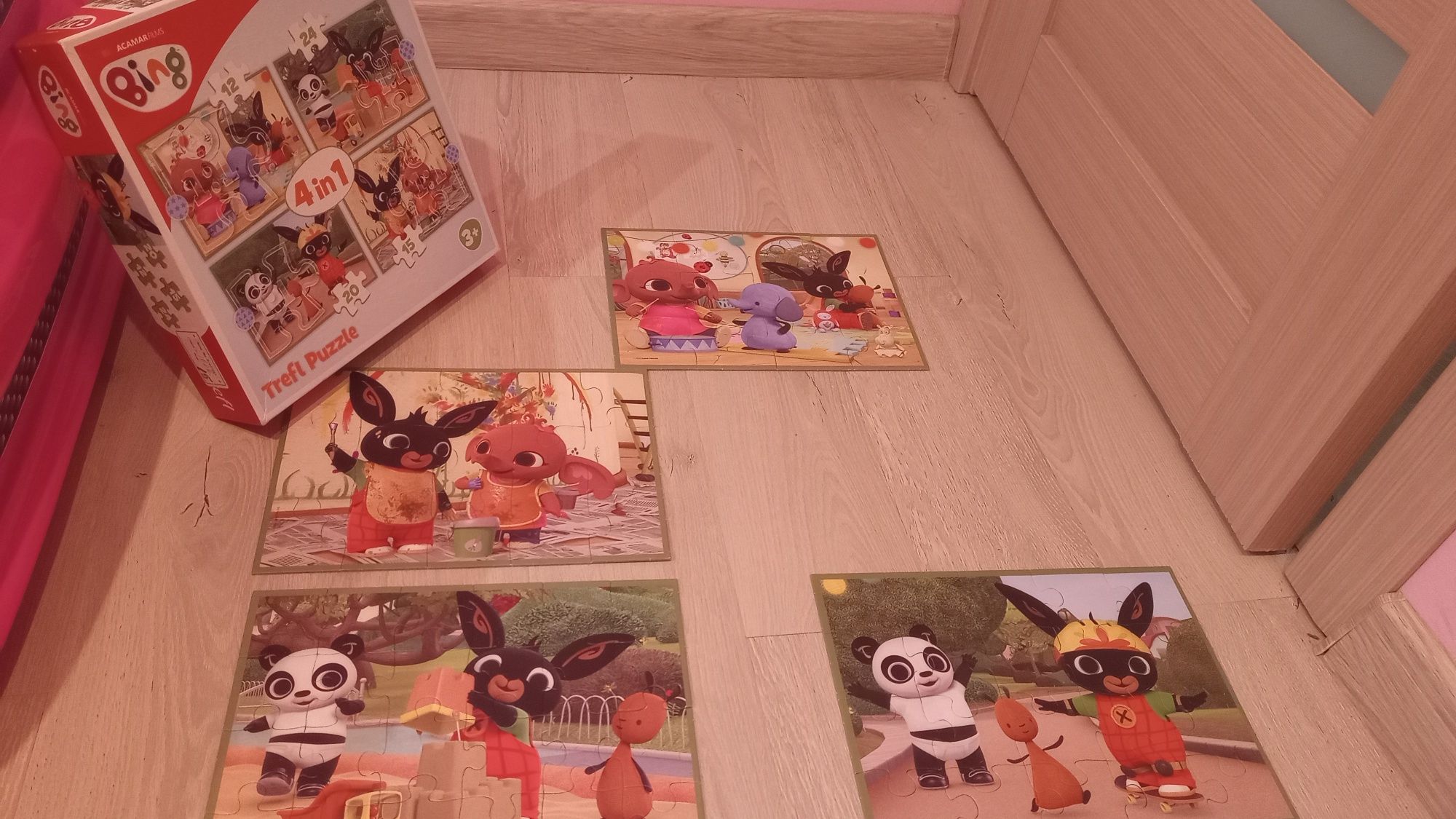 Set 4 puzzle in 1 pentru 3 ani