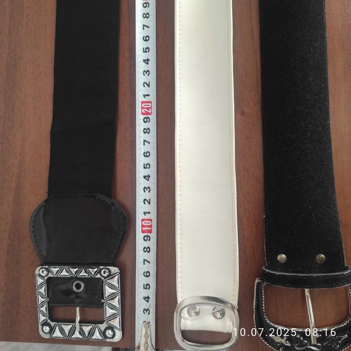 КОЛАНИ дамски бял и черни, широки, супер евтино