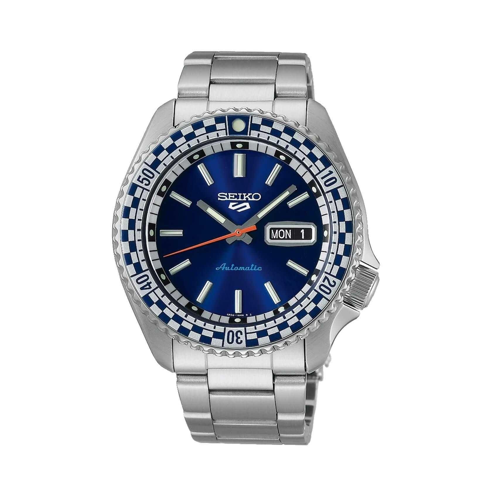 Мъжки часовник Seiko 5 Sport Automatic Blue Checker Special SRPK65K1