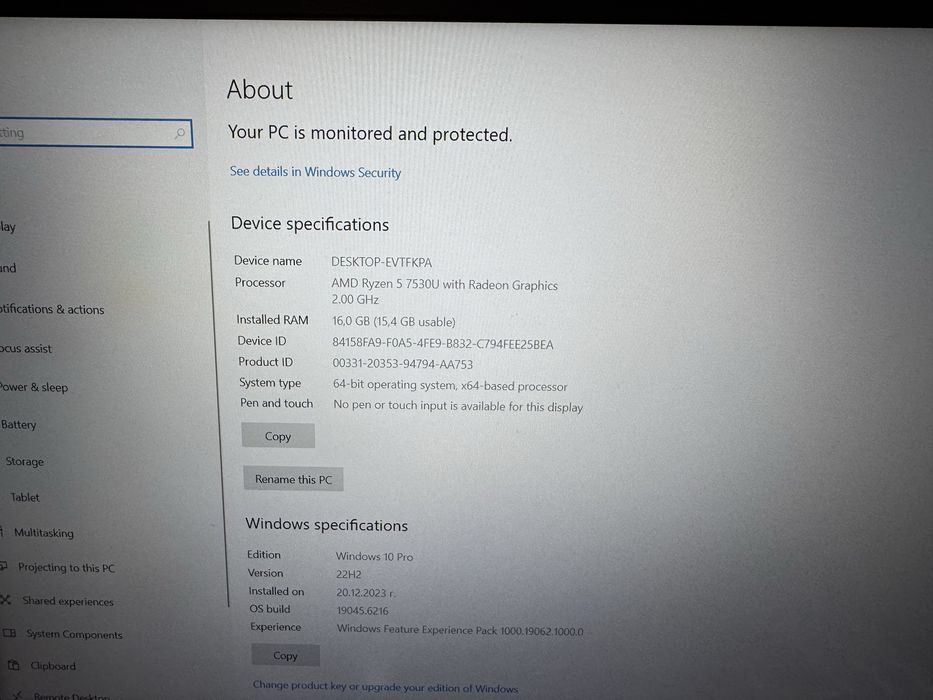 MSI Modern 15 B7M