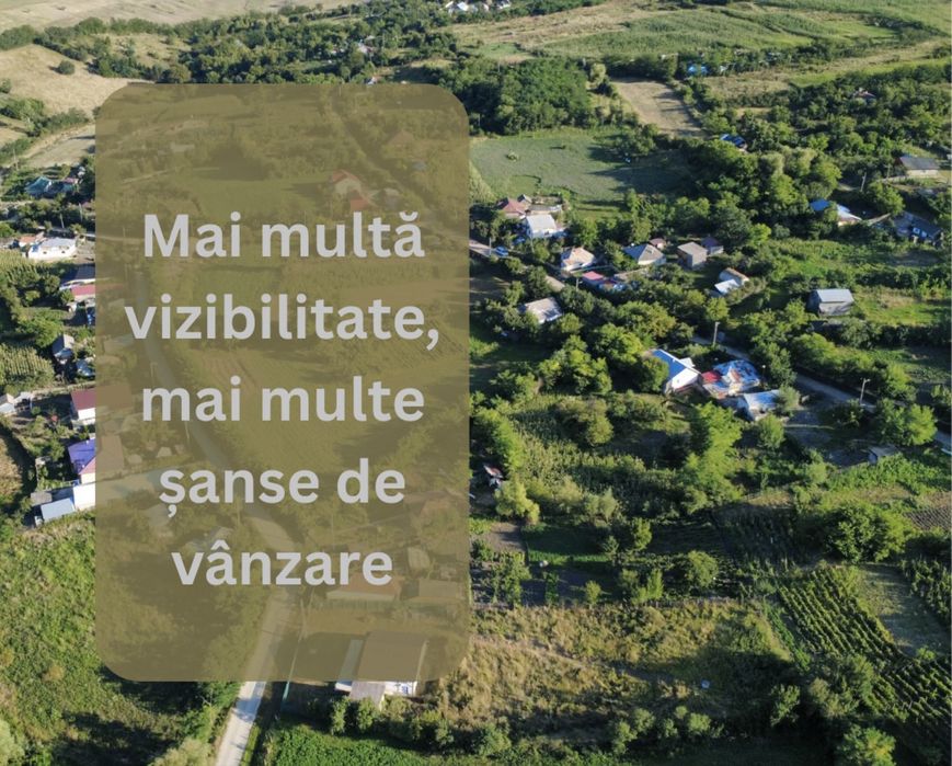 Fotografiere și filmare cu dronă pentru imobile și terenuri