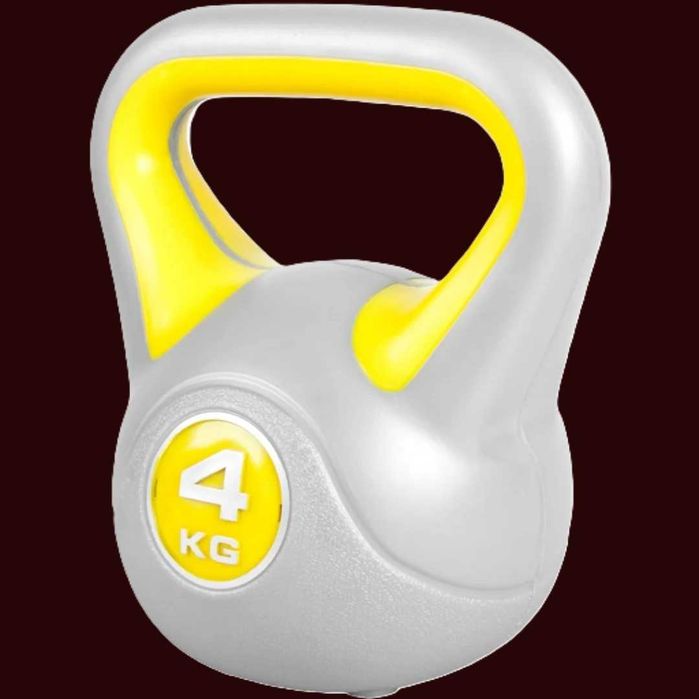 Kettlebell Stylish umplut cu ciment 4 KG