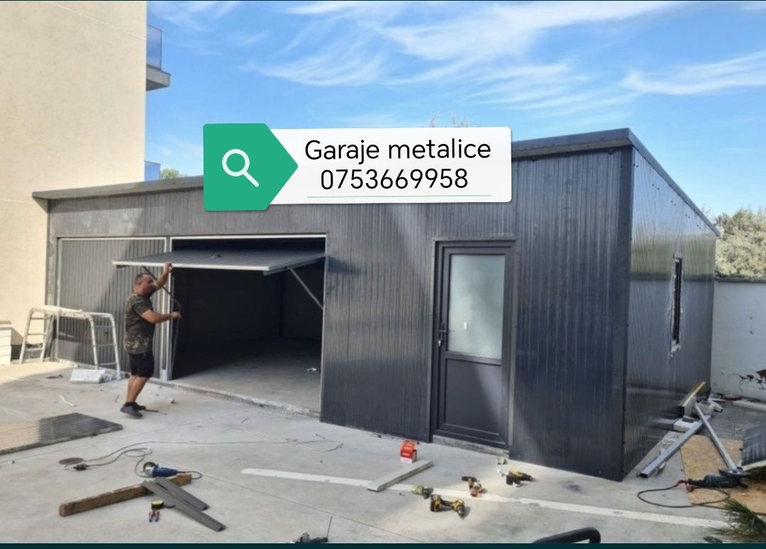 Garaje pe structura metalica IEFTINE