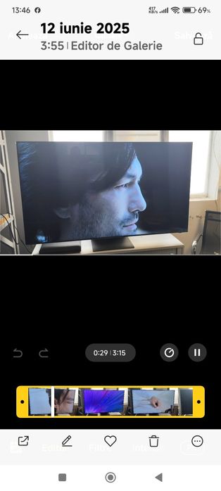 Tv QLED 140cm 8k SAMSUNG nou resigilat-