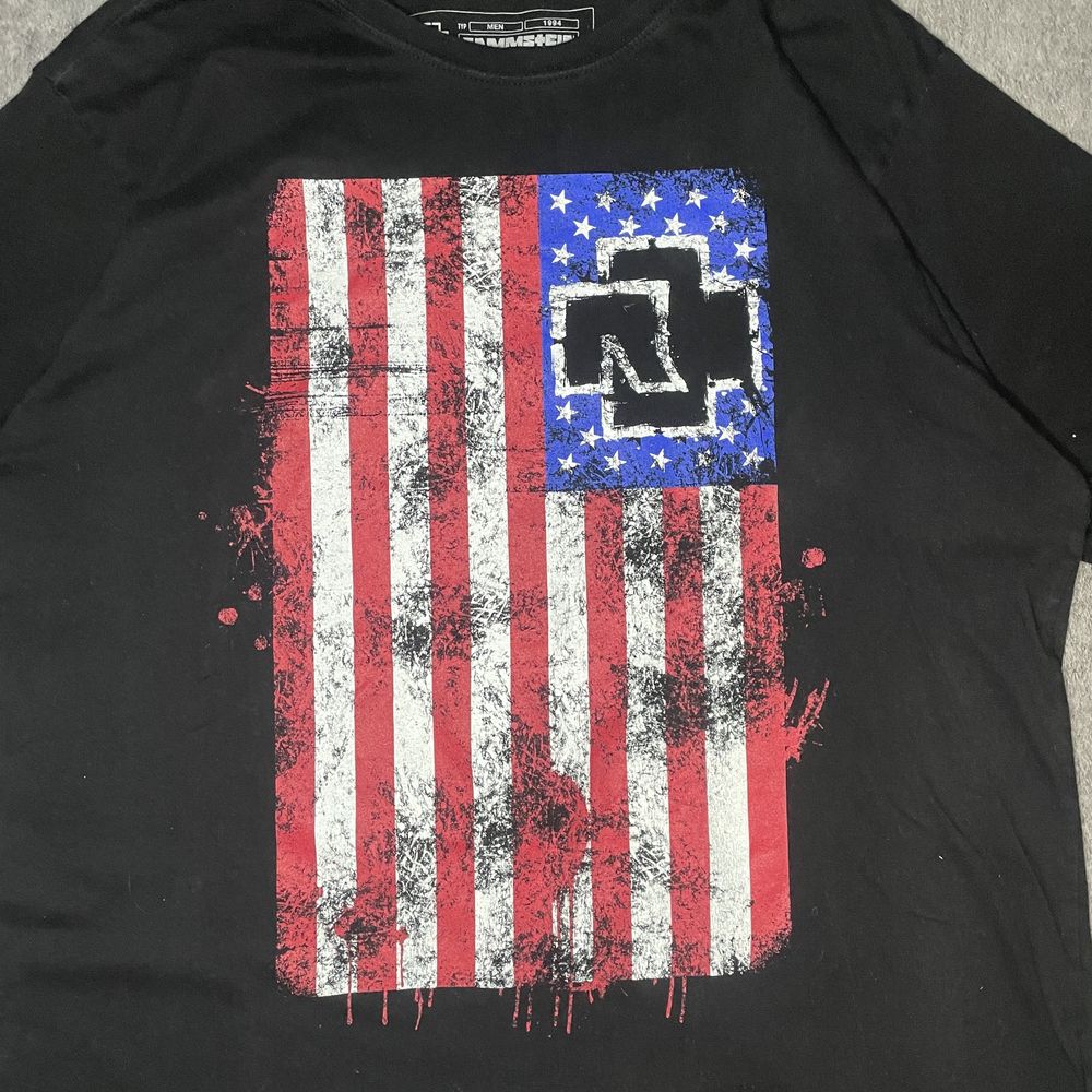 Tricou original Rammstein – turneu America 2022 –  cu imprimeu XL