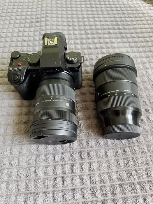 Obiectiv Sigma 16-28mm f2.8 si Sigma art  24-70 Panasonic S5ii x