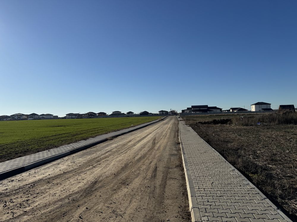 Teren 500 mp in Dragomiresti Vale, str. Lalelelor, deschidere 26 m