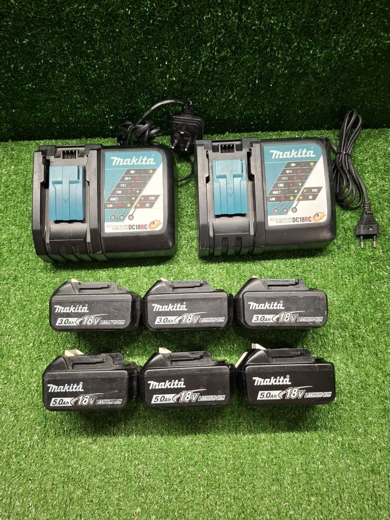 Бързи зарядни и батерии на Makita 5 и 3 ампера