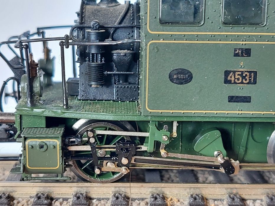 Trix K.Bay, PTL 2, Glaskasten, locomotiva cu aburi ep 1, vagoane