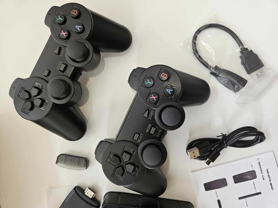 TV игра игри безжични джойстици, 10000 игри и HDMI/4К качество / 64GB