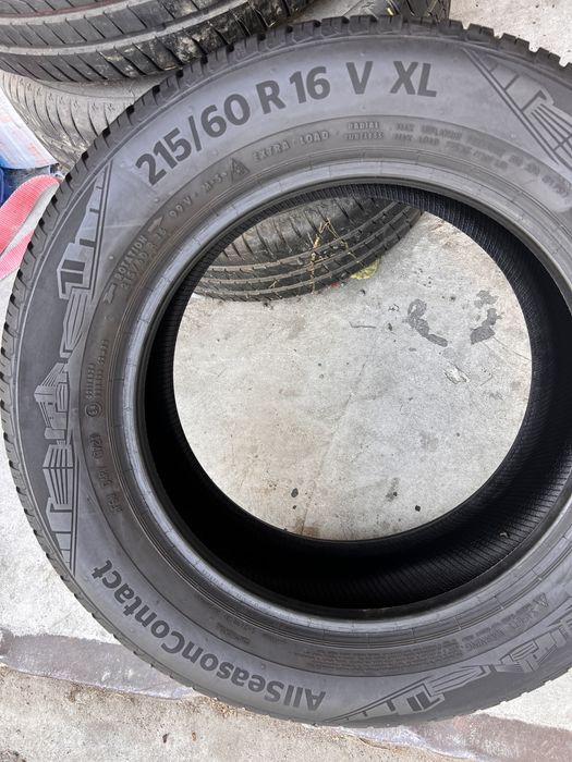 2 anvelope all season ca NOI 215/60/16 , Continental , 7.8 mm