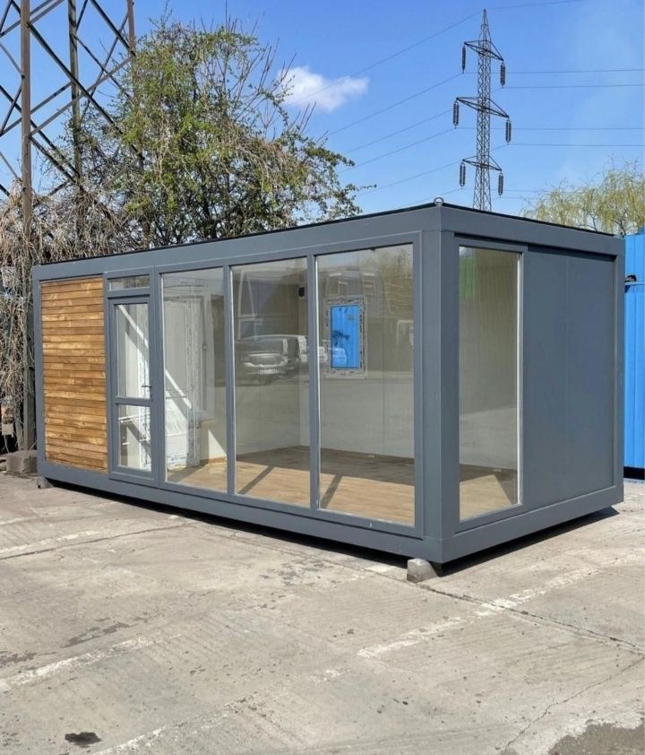 Container modular birou cabină de pază monobloc