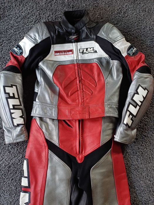 FLM 36 S Combinezon Costum moto piele din două piese de Damă