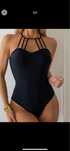Costum de baie intreg negru marime S