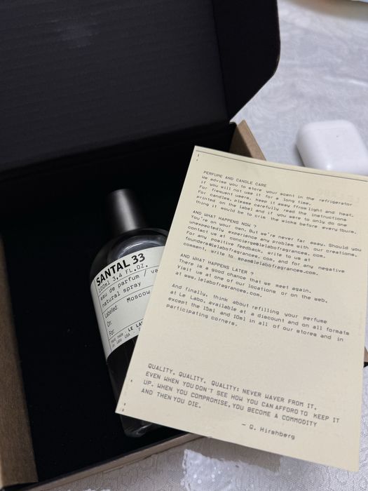 Le Labo Santal 33 100 мл Eau de Parfum (натуральный спрей) unisex