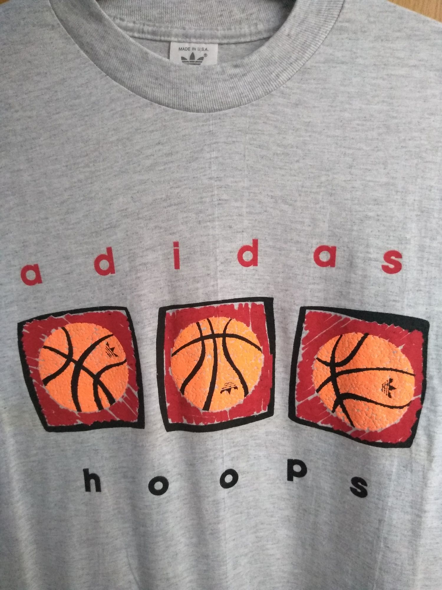 Tricou basketball adidas hoops vintage anii 80