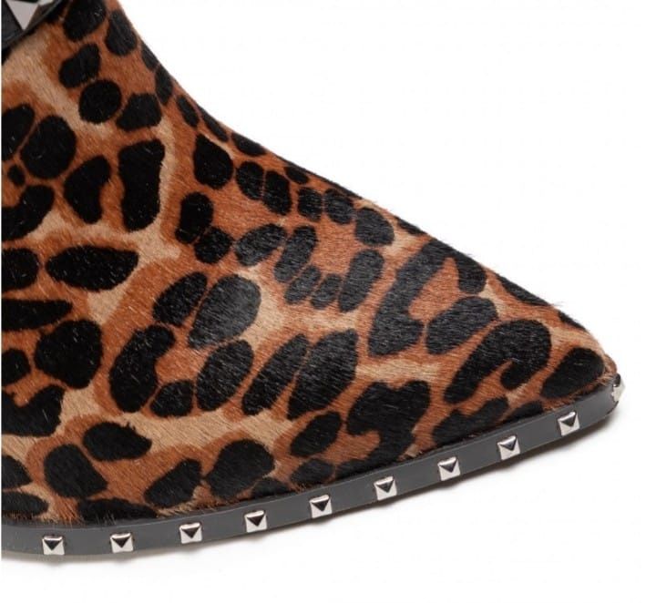 Botine Alma en Pena piele naturala animal print/Spania