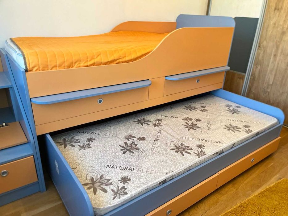 Детско двуетажно разтегателно легло СТЕМАР