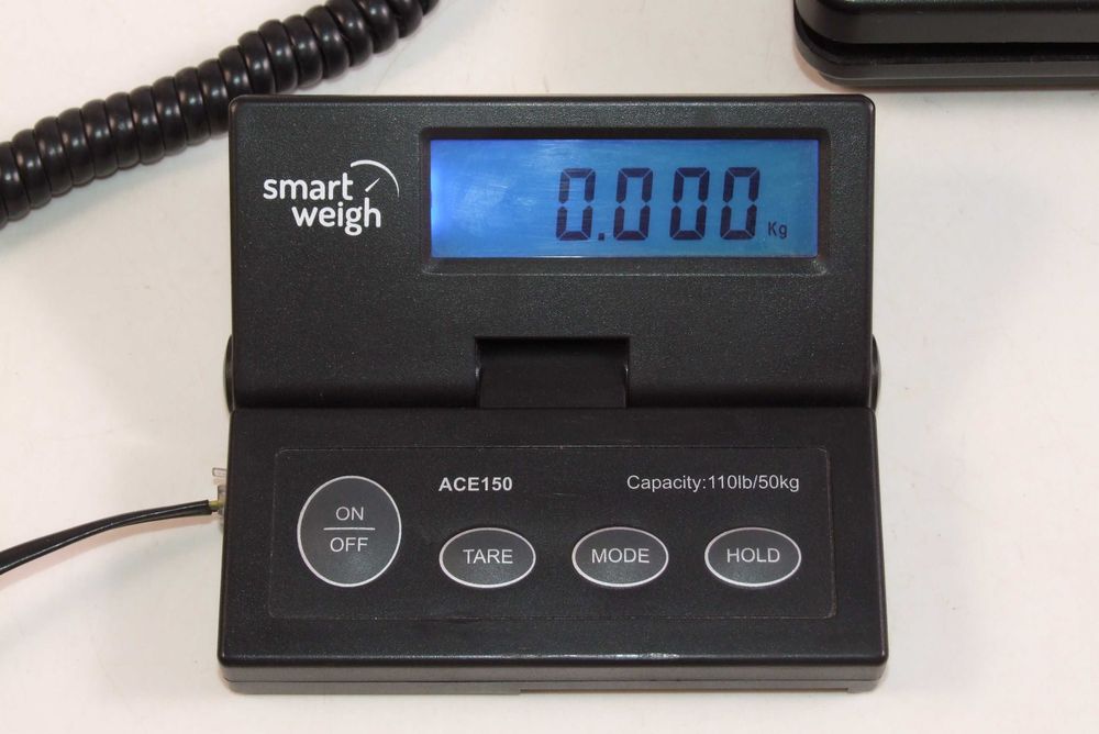 Cântar de precizie SMART WEIGH, maxim 50 Kg, priza si baterii, NOU