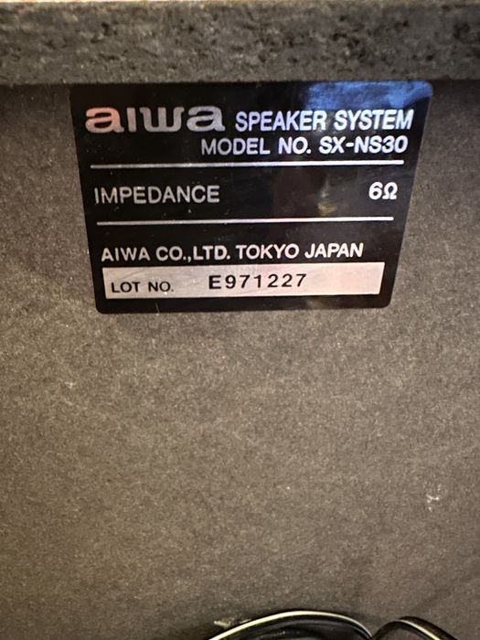 Casetofon Panas. RX-D29, boxe aiwa, casete înregistrate