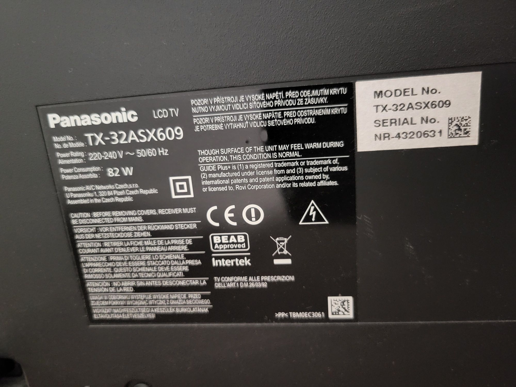 Smart-Tv Panasonic Televizor 80cm diagonală cu telecomandă