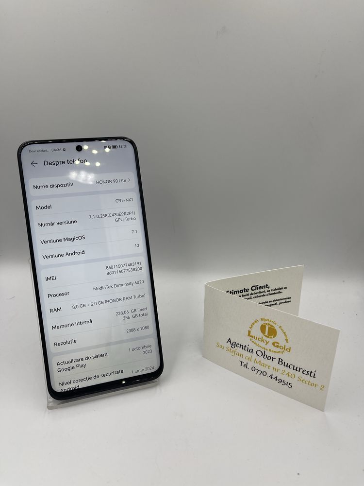 Honor 90 Lite 256GB / 8GB RAM #43733 Garantie