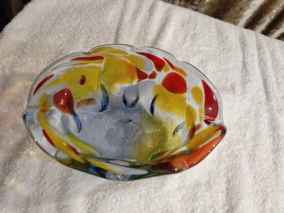 Ваза цветное стекло