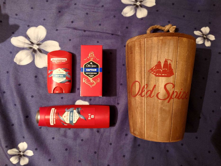 Подаръчен комплект Old Spice в дървена кутия