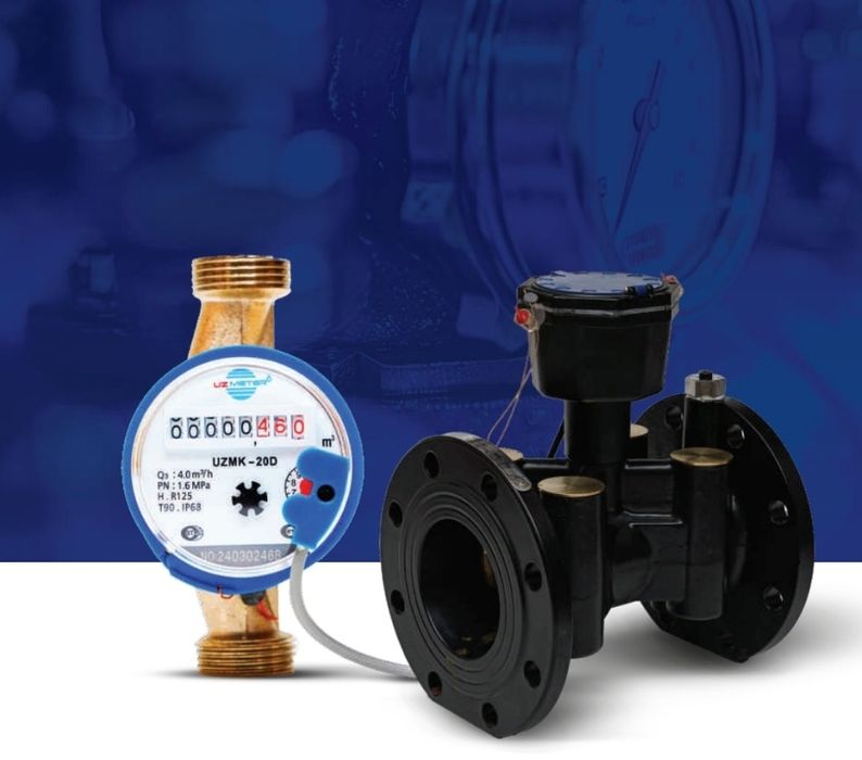 Uzmeter Ultratovushli suv hisoblagichlar 15-200 DN suv schotchik