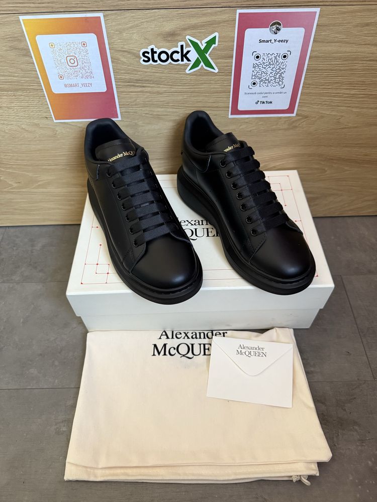 Alexander McQueen Oversized Full Black , Poze Reale Marimi 39-45