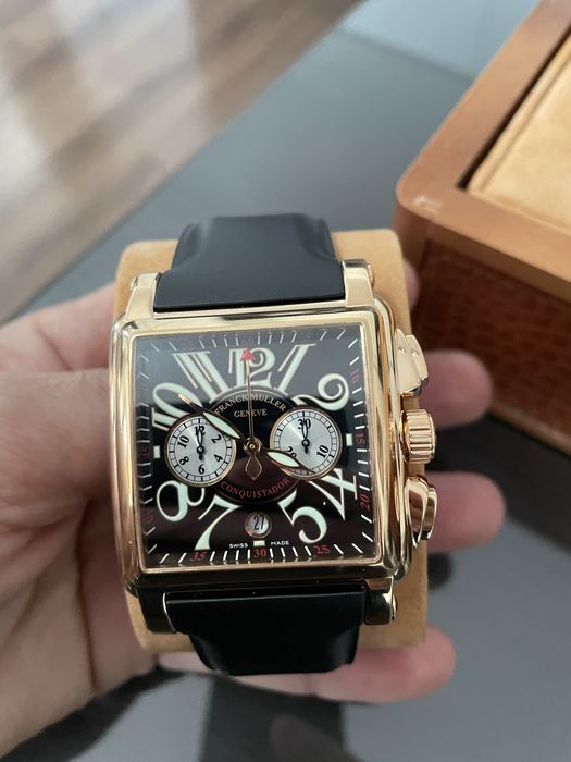 Часовник Franck Muller -conquistador Cortez ,rose gold