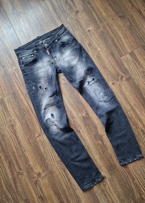 Страхотни мъжки слим дънки DSQUARED2 размер 48 / М