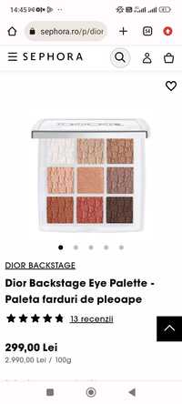 Paleta nouă Dior