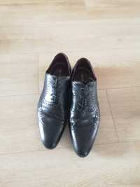 Pantofi eleganți negri Denis pt bărbați