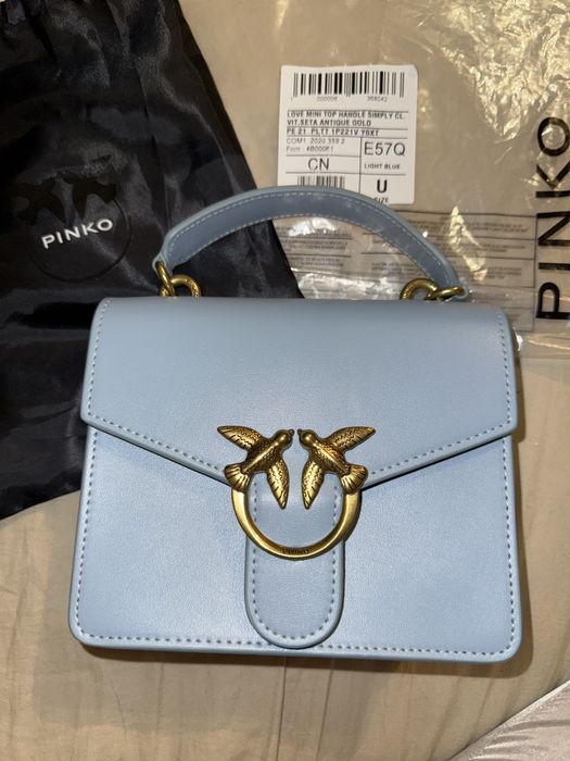 Pinko. NFC. Нова чантичка от естествена кожа