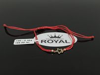 Bijuteria Royal CB : Bratara șnur bile aur 14k 0,48 grame