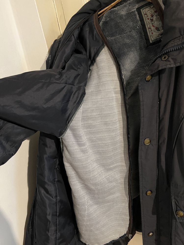 Мужская куртка очень теплая размер 52-54