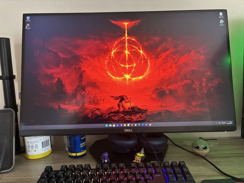 Гейминг монитор Dell - G2724D, 27'', 165Hz, 1ms, IPS, G-Sync