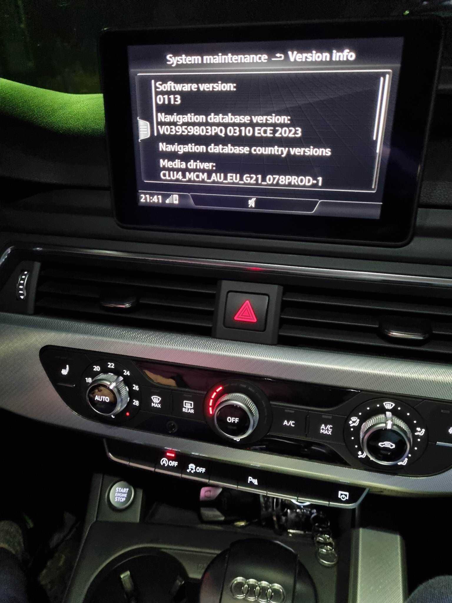 Harti Navigatie Audi MMi MIB HS A3 A4 B9 A6 S6 A7 A8 Q3 Q5 Q7