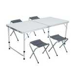 Set camping masa cu 4 scaune pliabil