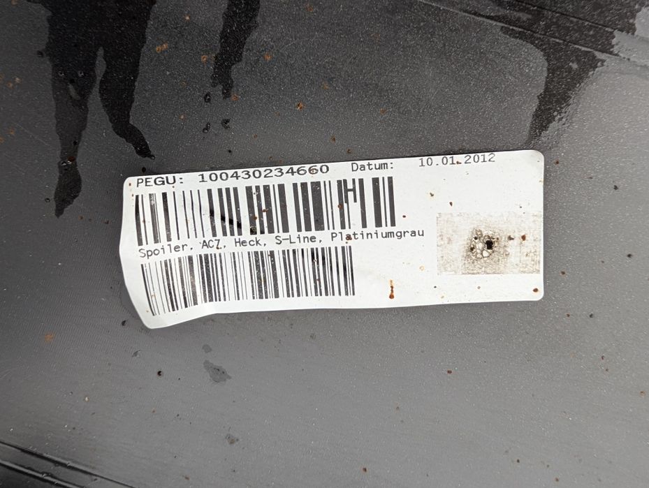 Difuzor bara spate Audi A7 C7 NonFacelift S-Line – Original