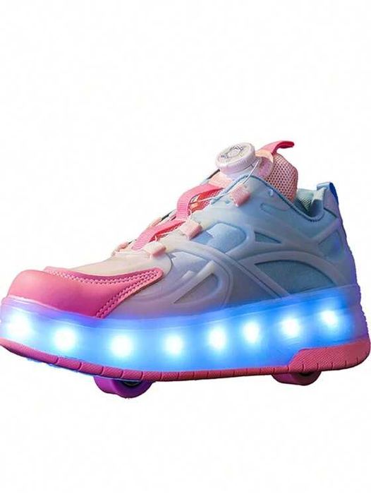 Adidasi cu LED-uri cu încărcare USB pentru copii