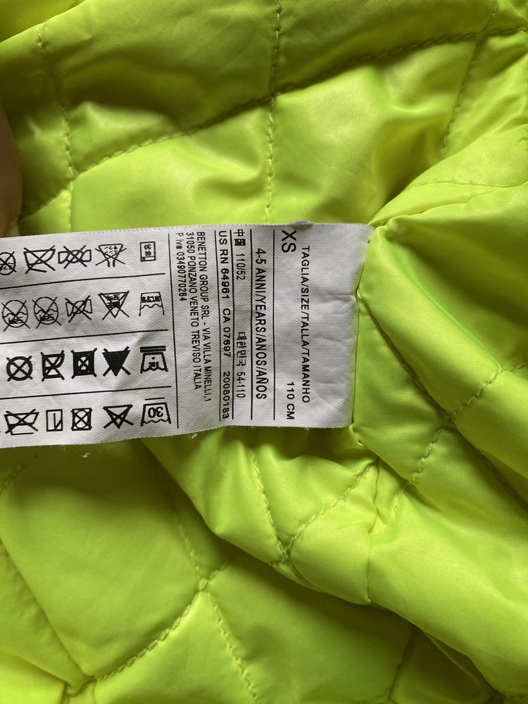 Детско есенно яке benetton 110см