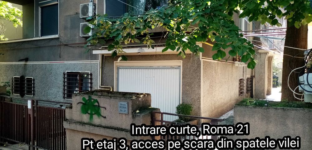 Dorobanti, 2cam (centr. proprie), in vilă, metrou Victoriei +Ștefan CM