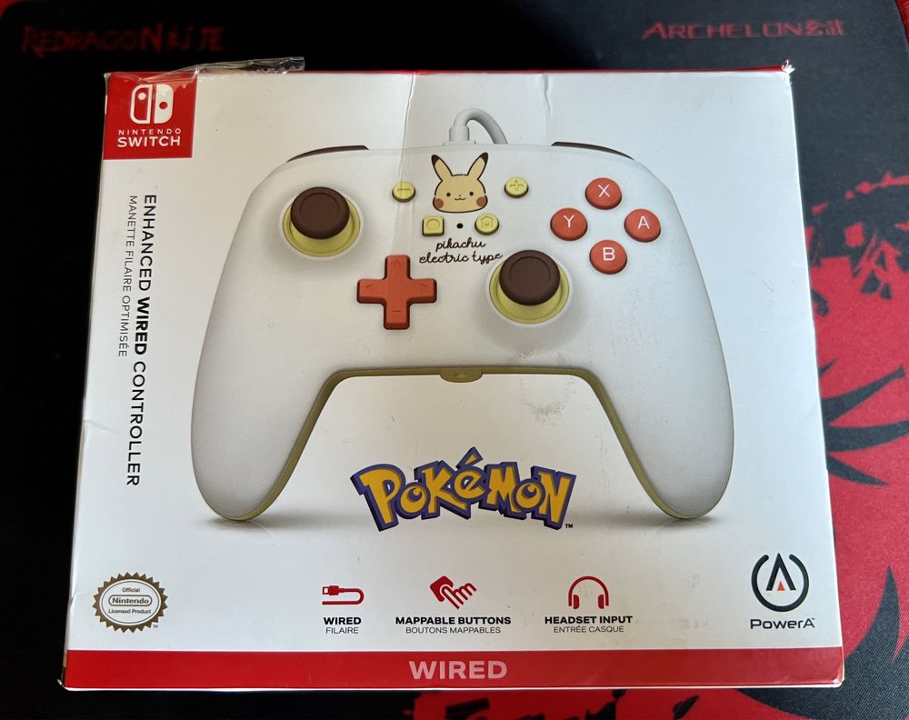 Controller maneta PowerA Pokemon Nintendo Switch / PC