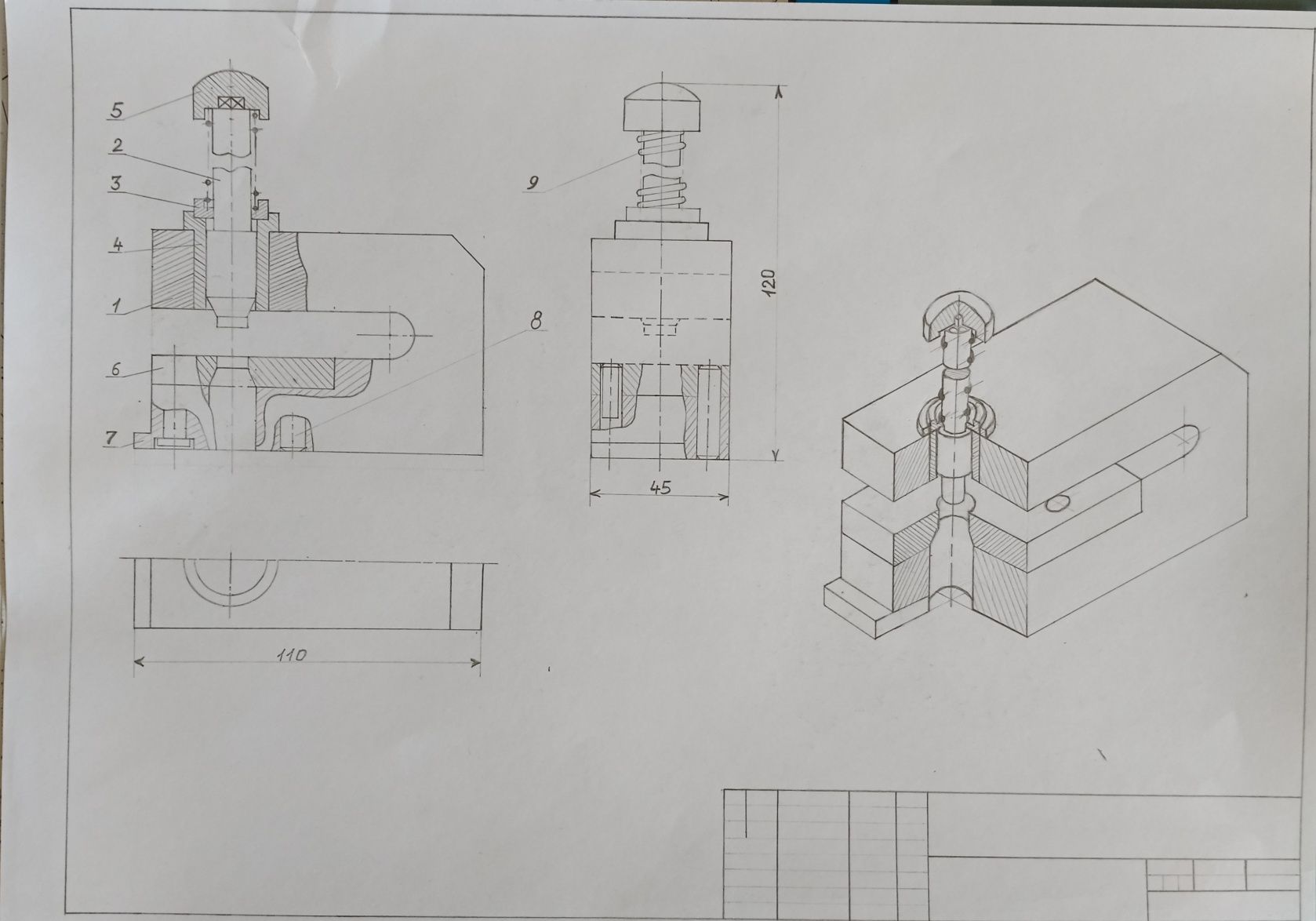 Черчения, чертежи AutoCad.