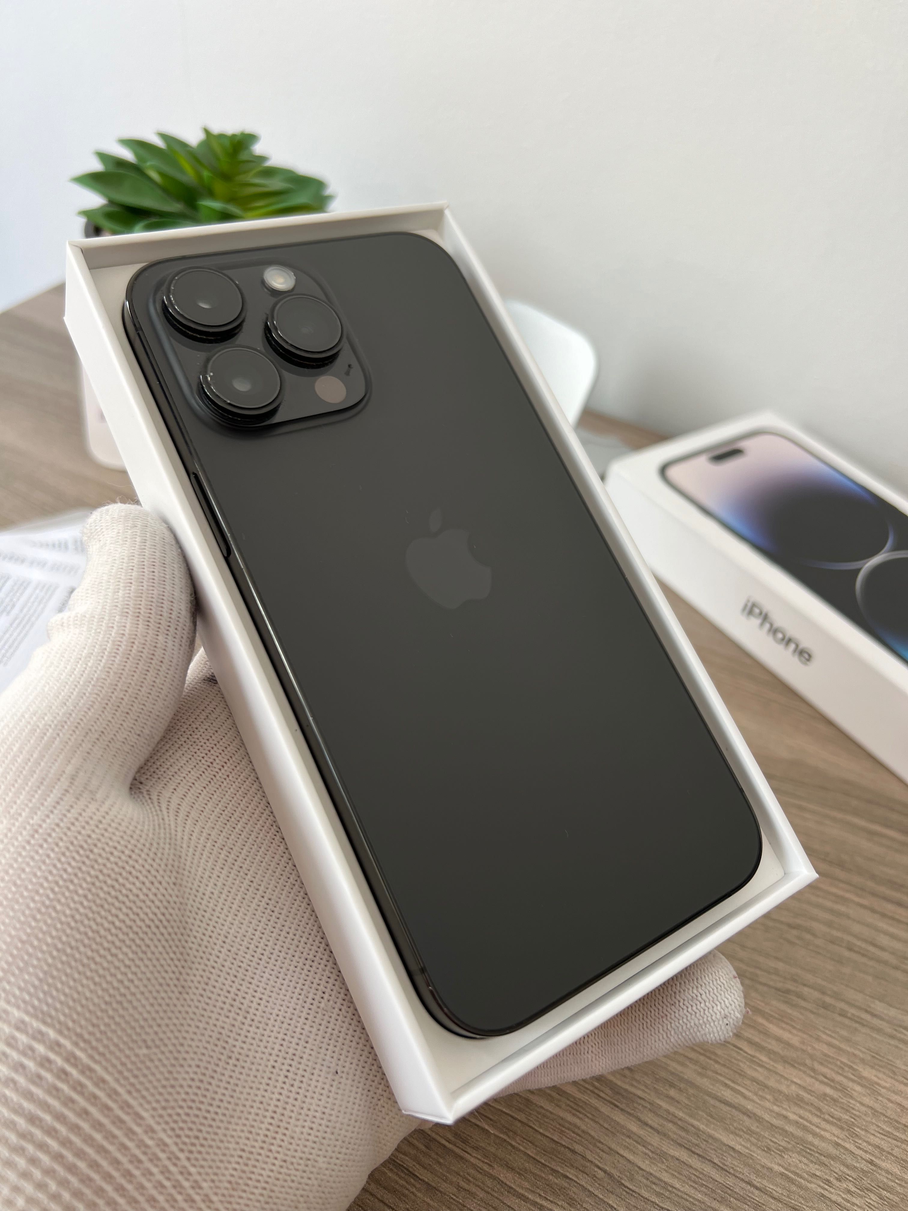 iPhone 14 Pro MAX, 128GB, Black, 100% батерия, КАТО НОВ, ГАРАНЦИЯ!