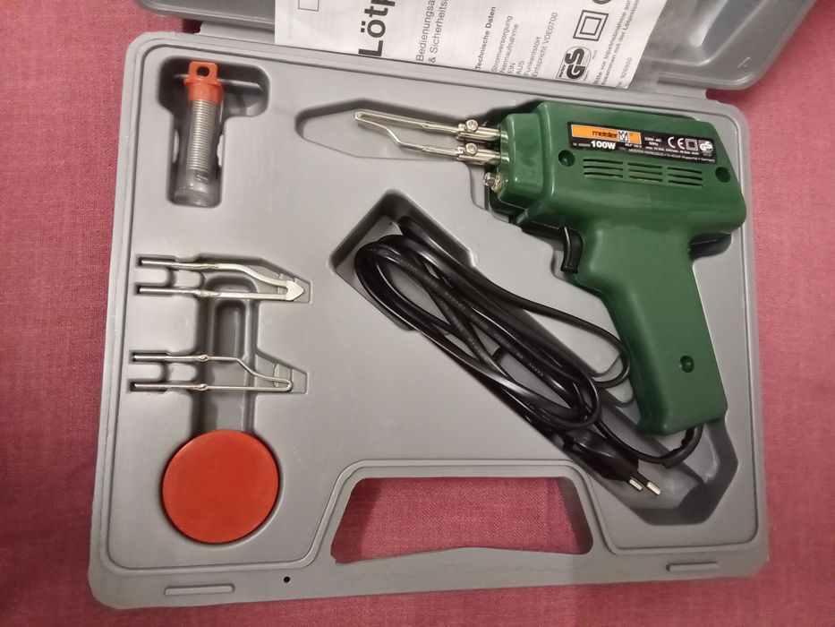 Trusa pistol de lipit 100 W.