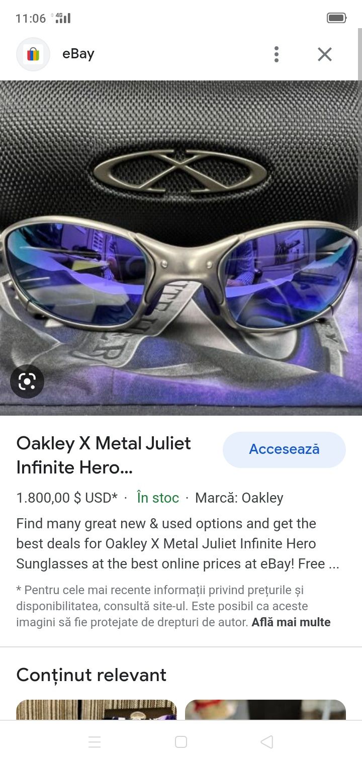 Ochelari Oakley Juliet xMetal black Iridium