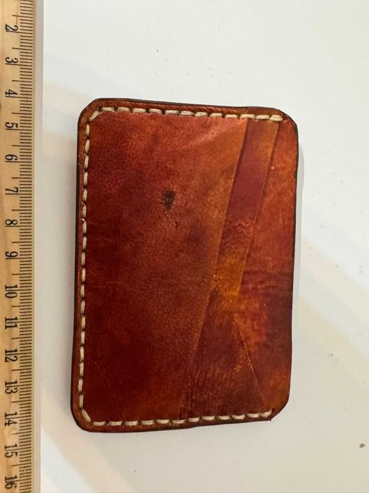 Portcard piele naturala handmade